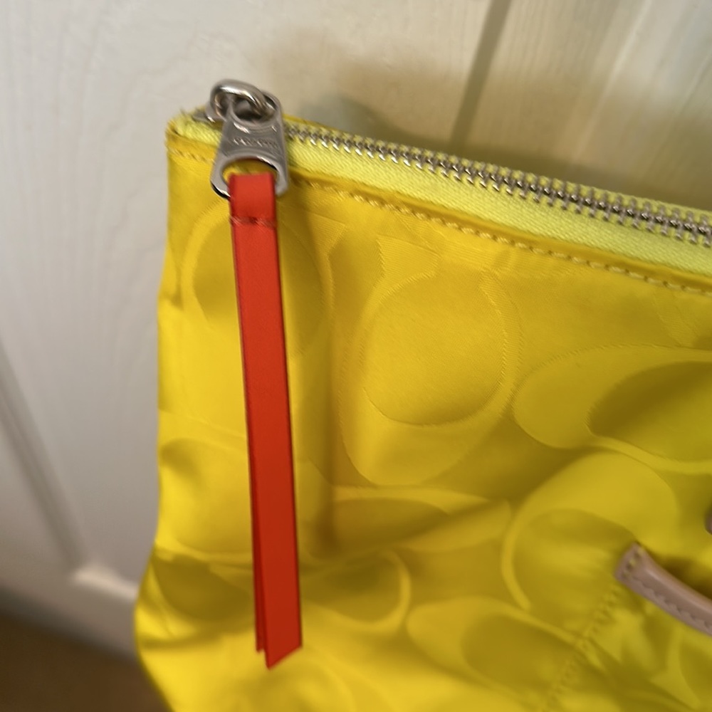 Coach Yellow Everyday Tote Bag - Picture 7 of 13